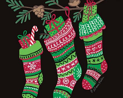 ART1294 - Stockings Trio    - 12x16 Discount